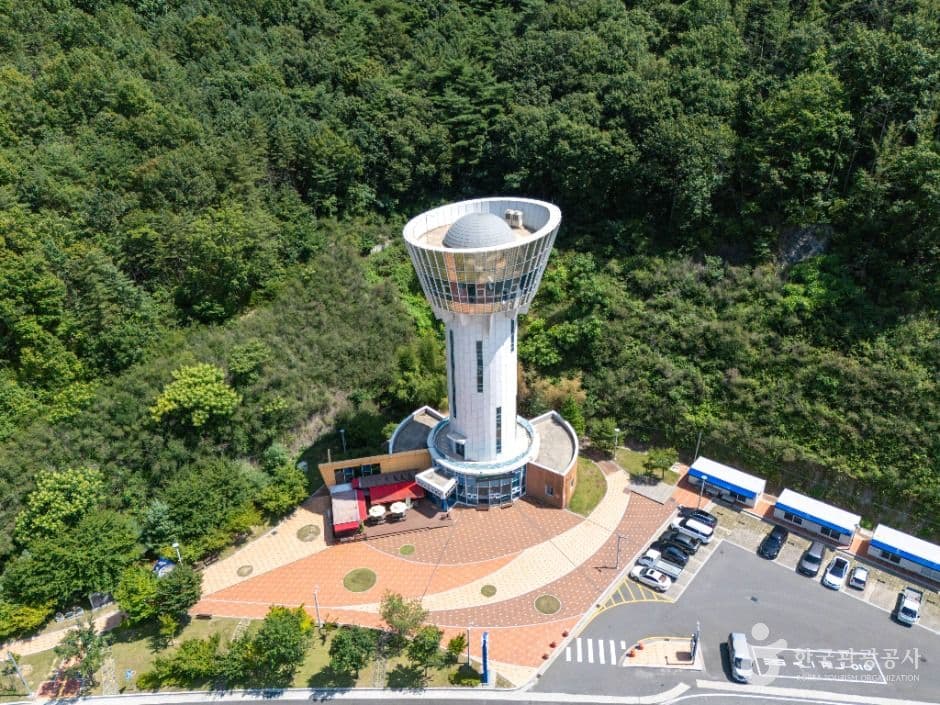 보현산댐 전망대