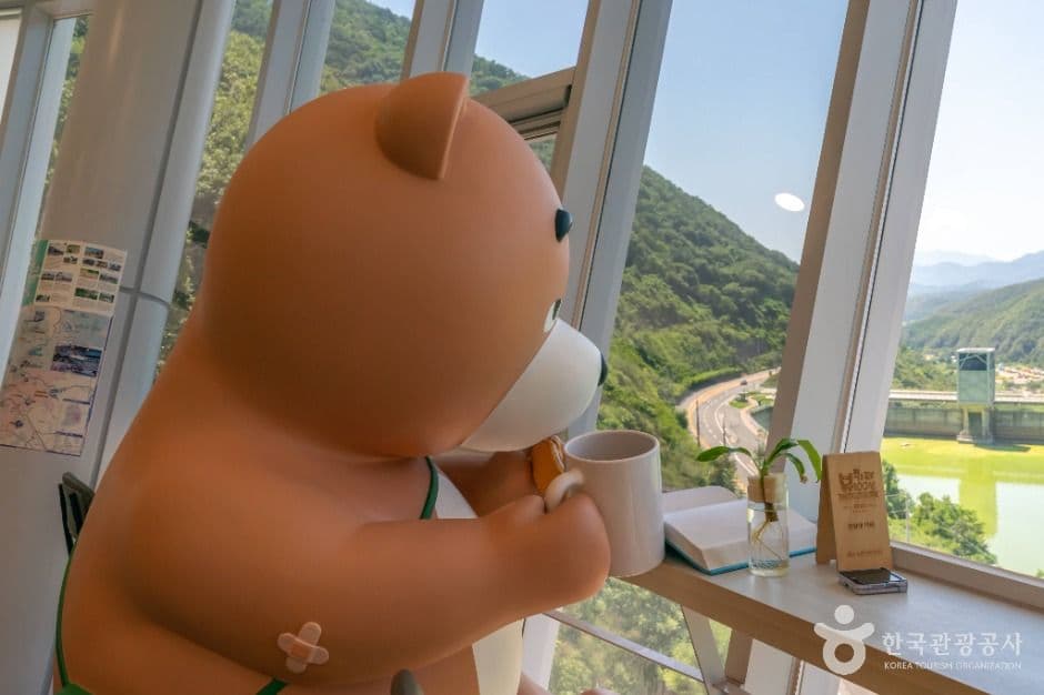 보현산댐 전망대 사진 4