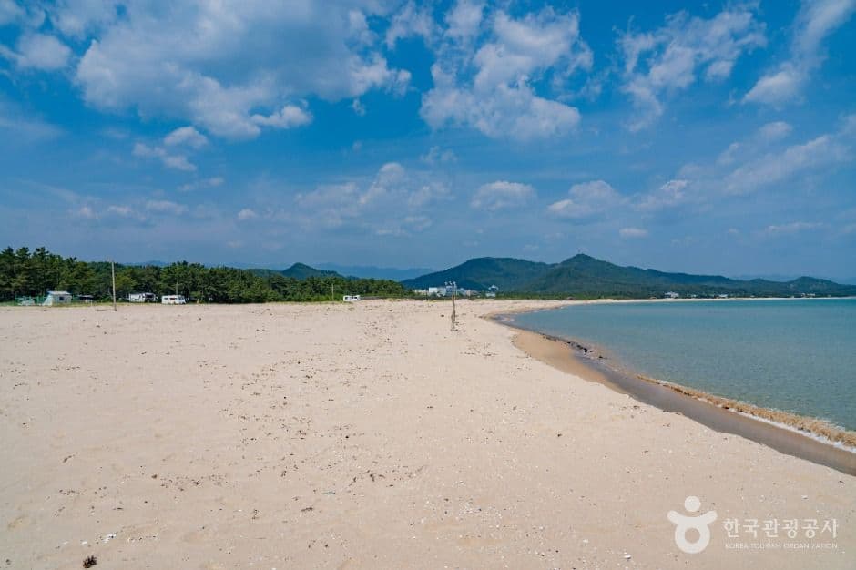송지호 해수욕장 사진 5