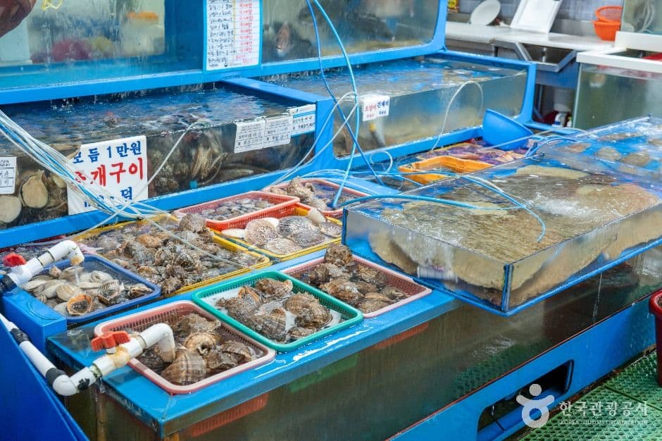 무창포 수산물시장 사진 2