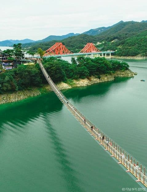 제천 옥순봉 출렁다리 사진 2